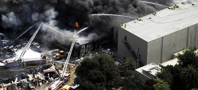 El uso de un soplete provoc&oacute; el incendio en los estudios Universal