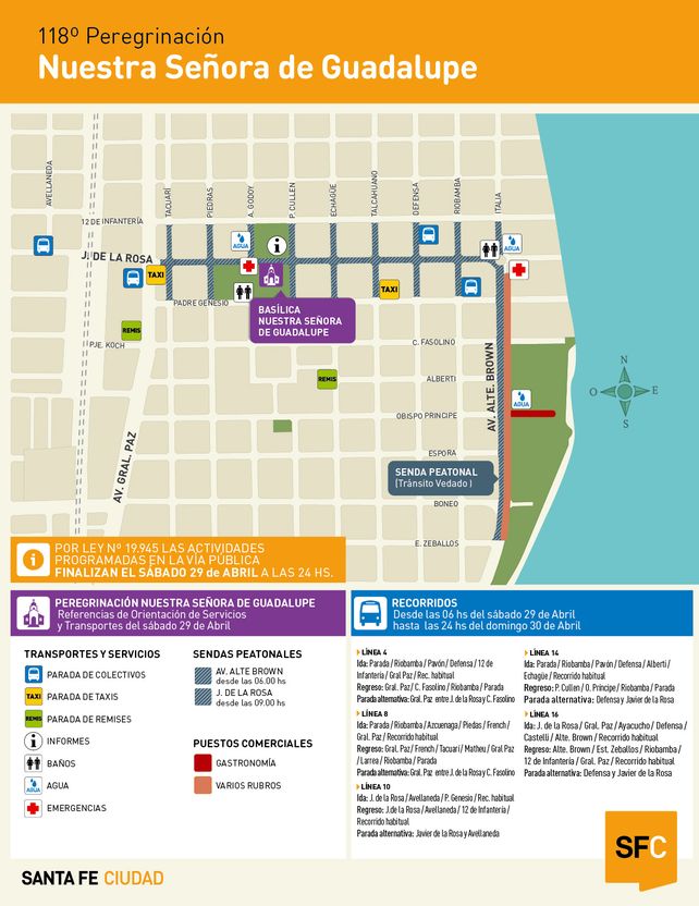 Santa Fe se prepara para la 118ª Peregrinación a la Basílica de Guadalupe