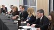 Bordet encabezó la reunión con los funcionarios.&nbsp;