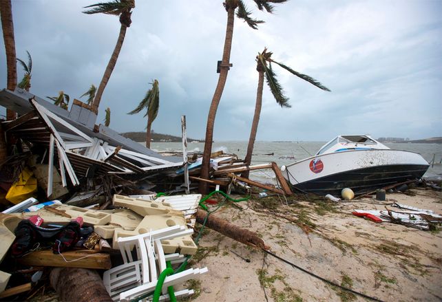 El huracán Irma destruyó el 95% de la Isla de San Martín