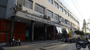 El Hospital de Niños Zona Norte, donde anoche atendieron al nene que fue mordido por perro pitbull.