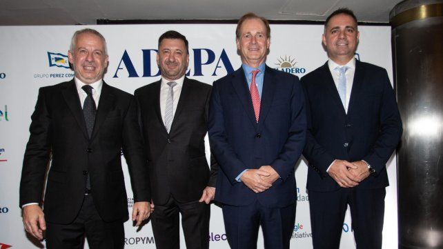 Bordet con el presidente de Adepa