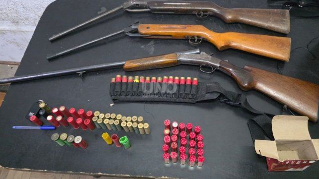 Detuvieron a un hombre de 78 años con una escopeta y 78 balas en Guadalupe Oeste