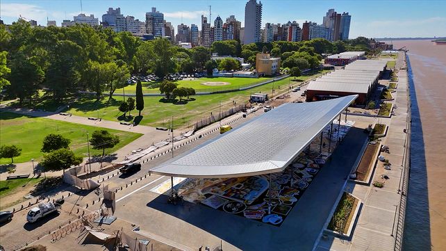 El drone de La Capital muestra desde el aire la nueva estructura