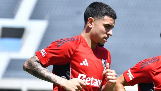 Kendry Páez se entrena en River y sueña con debutar ante Tigre