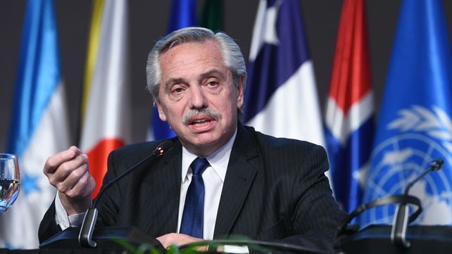 El presidente Alberto Fernánez no pudo dar su discurso en Bali