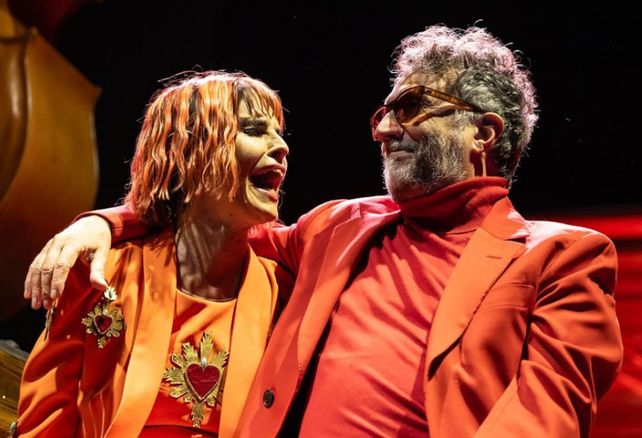 Una de las fotos que compartió Fito Páez junto a Fabiana Cantilo en su emotivo posteo de cumpleaños