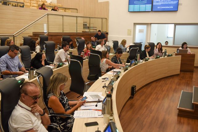 Entre las bancas. El proyecto sobre el narcotest no tuvo ingreso sobre tablas en la sesión de este jueves.