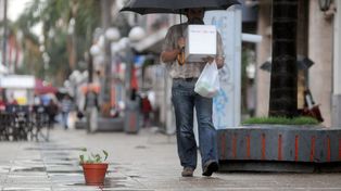 La provincia bajo alerta por lluvias fuertes