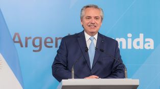 Alberto Fernández dijo que la deuda con el Fondo Monetario Internacional (FMI) significa el escollo más grande que enfrentemos para continuar en la senda de la recuperación económica.