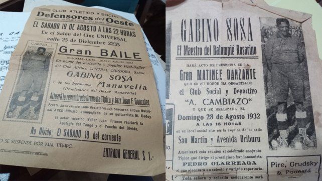 Los afiches de los bailes promocionaban la presencia del Maestro como una atracción popular.
