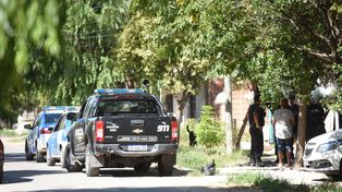 Una cuadra del barrio Puente Gallego, donde mataron a Miguel Angel Roulin a tiros desde un auto.
