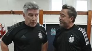 Pachu Peña y Pablo Granados se sumaron a la promoción del partido despedida de Maxi Rodríguez.&nbsp;