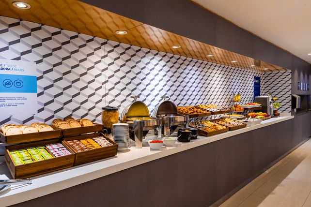 Los desayunos buffet, uno de los atractivos del hotel.