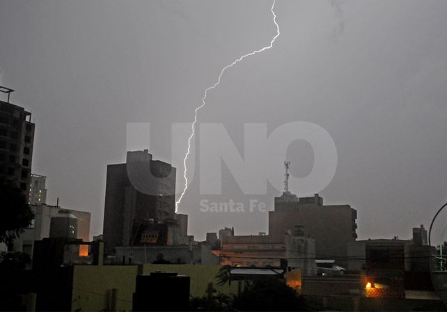 Así estaba el cielo en Santa Fe