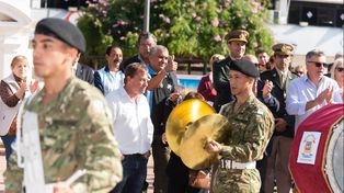 Música en plaza 1° de Mayo para conmemorar el Día de la Escarapela