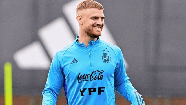 Lucas Beltrán se ilusiona con hacer dupla en la Selección Sub 23 con Julián Álvarez