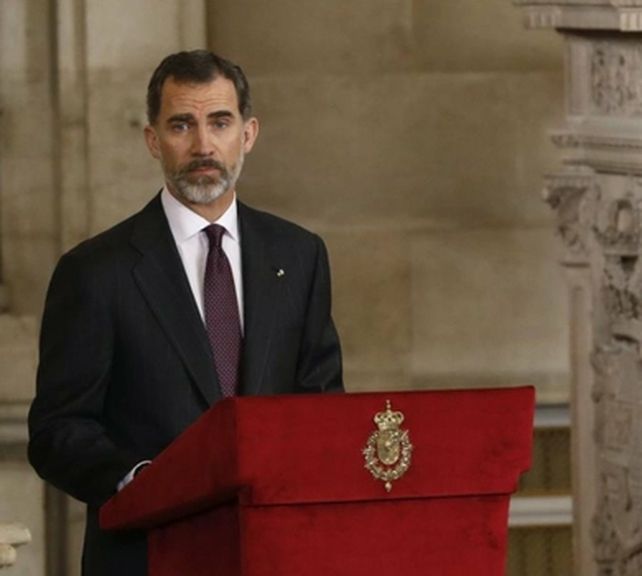 autoridad. Felipe VI cerró el año de homenajes a Cervantes en España