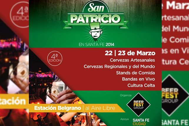 Santa Fe se pinta de verde para celebrar San Patricio en tierras cerveceras