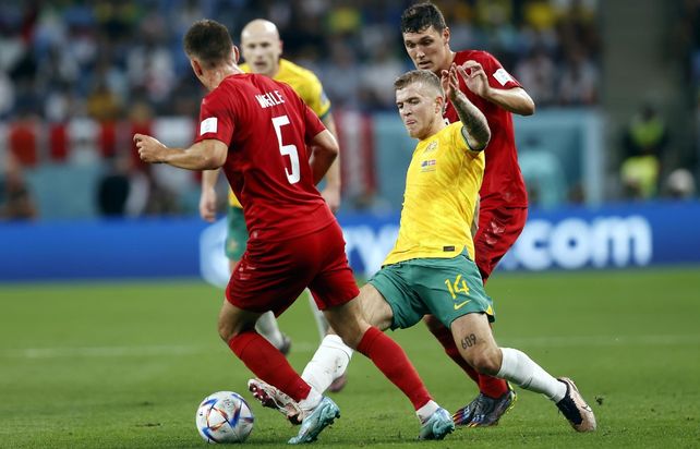Mundial Qatar 2022: Australia venció a Dinamarca y se metió en octavos
