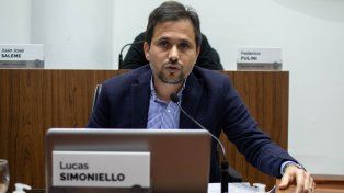 El concejal Lucas Simoniello