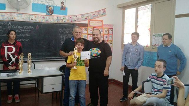 Lucas Britos se quedó con el primer puesto en la categoría Sub 12 Absoluto.&nbsp;