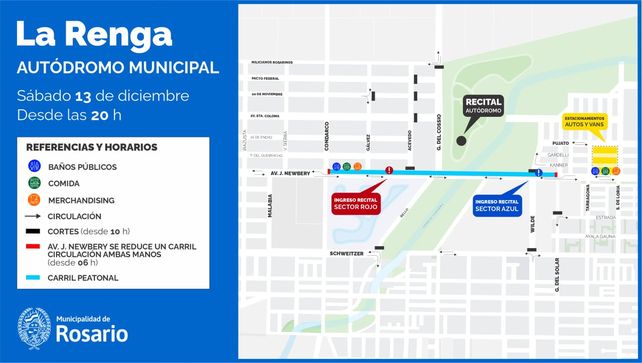 Operativo de seguridad La Renga