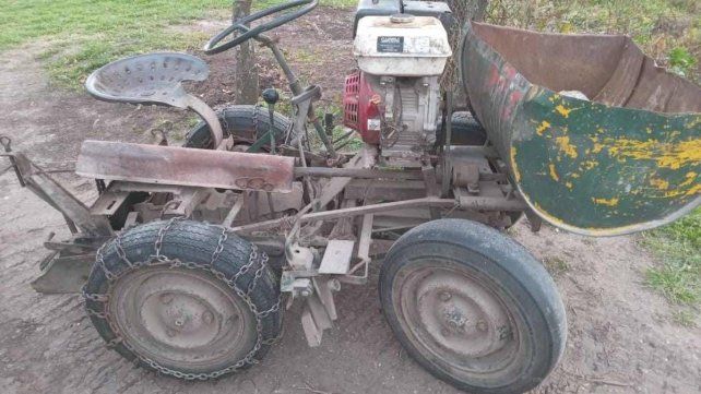 César lo armó con partes de un Renault 4