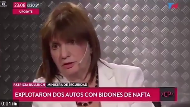 El increíble furcio de Patricia Bullrich sobre Santiago Maldonado