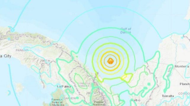 Sismo de magnitud 6,6 sacude frontera entre Colombia y Panamá