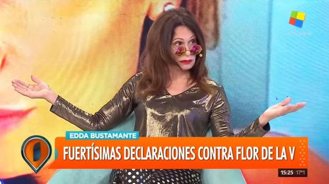 Edda Bustamante peleó con los panelistas de Intrusos y se fue del estudio