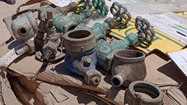 En Paraná secuestraron medidores de agua robados