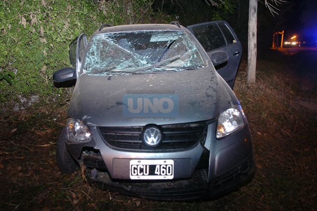 Un hombre murió tras chocar y volcar con su auto sobre la ruta nacional Nº11