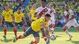 Antes de visitar al puntero, Colombia recibe a Perú