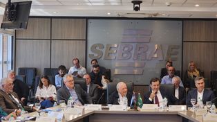 Visita. Los dirigentes de Came y empresarios estuvieron en el Sebrae.