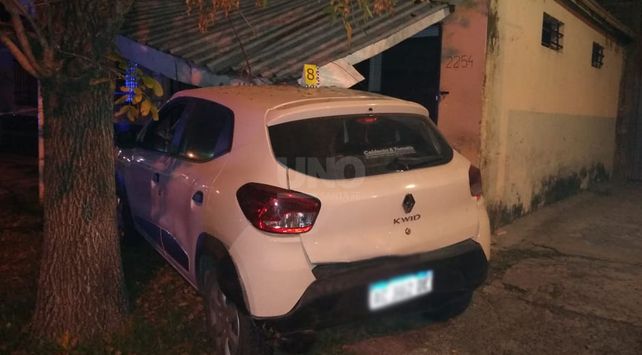 El accidente ocurrió en calle Ángel Cassanello al 2200