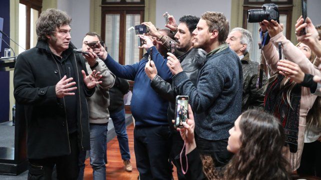 El presidente Javier Milei