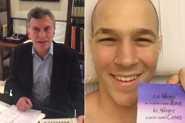 Macri sorprendió con un mensaje de apoyo para el rosarino Lichu Zeno