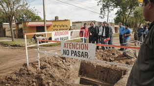 Plan Norte: avanza la obra de desagüe y pavimentación de Bernardo de Irigoyen