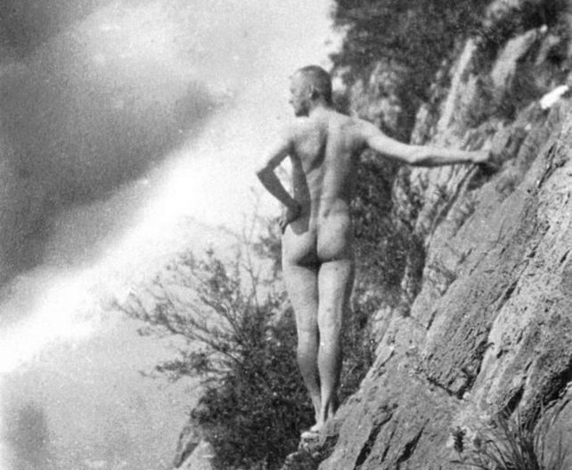 Hermann Hesse en Monte Veritá. 