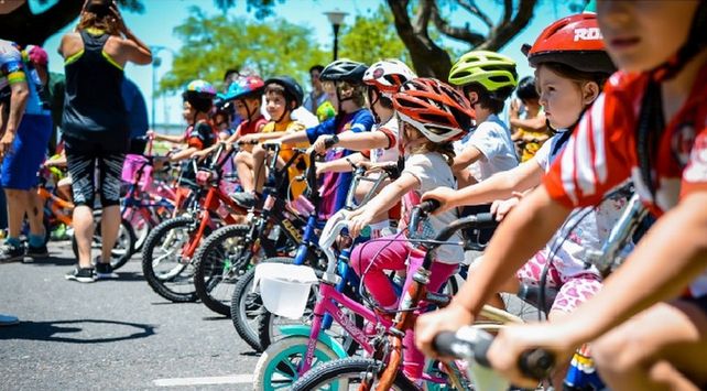 Los más chicos se preparan para el Giro al Parque