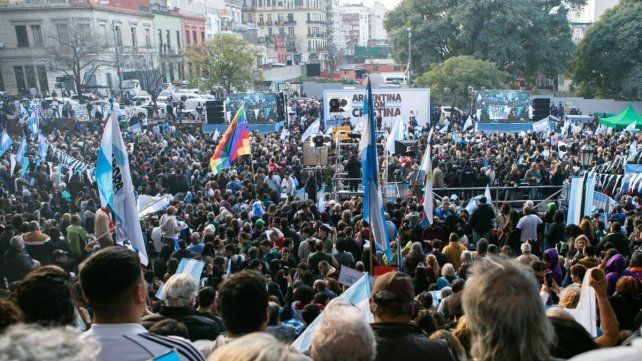 La expresidenta Cristina Fernández reapareció este martes con un mensaje grabado por el 9 de Julio