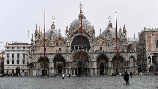 Las peores inundaciones en la última década en Venecia