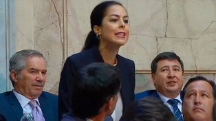 Quién es la mujer que interrumpió a los gritos el discurso de Macri