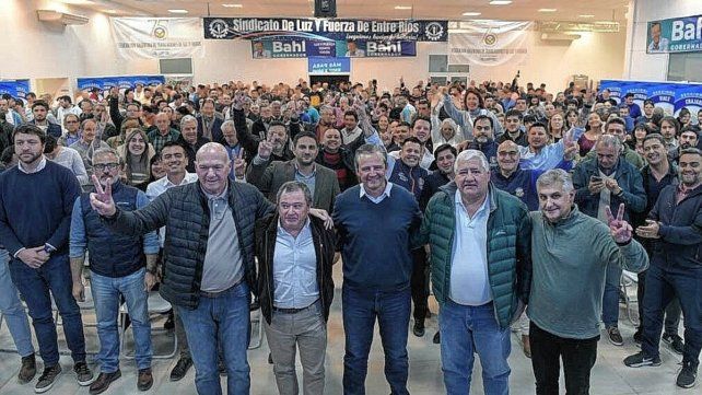 Adán Bahl recibió el apoyo de la dirigencia de Luz y Fuerza