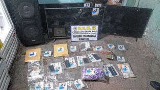 Dos detenidos por narcomenudeo en Paraná y Concepción