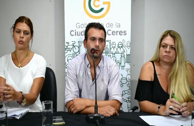 La Intendente Alejandra Dupouy