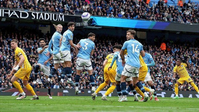Manchester City empató con Brighton y no pudo acortar la distancia en la cima de la Premier Manchester City empató con Brighton y no pudo acortar la distancia en la cima de la Premier