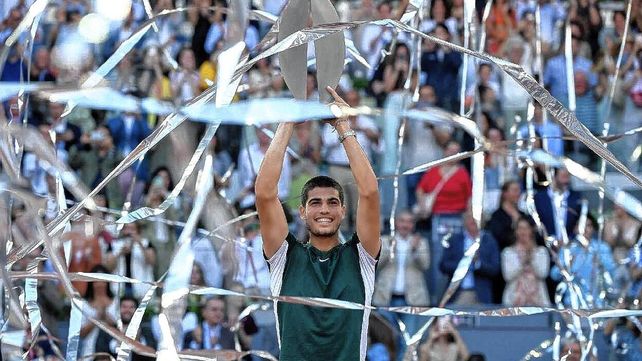 Carlos Alcaraz se consagró campeón del Masters 1000 de Madrid.
