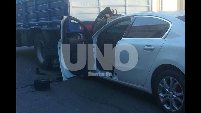 Espectacular accidente en Bv Pellegrini y 9 de Julio